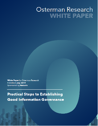 Practical Steps to Establishing Good Information Governance